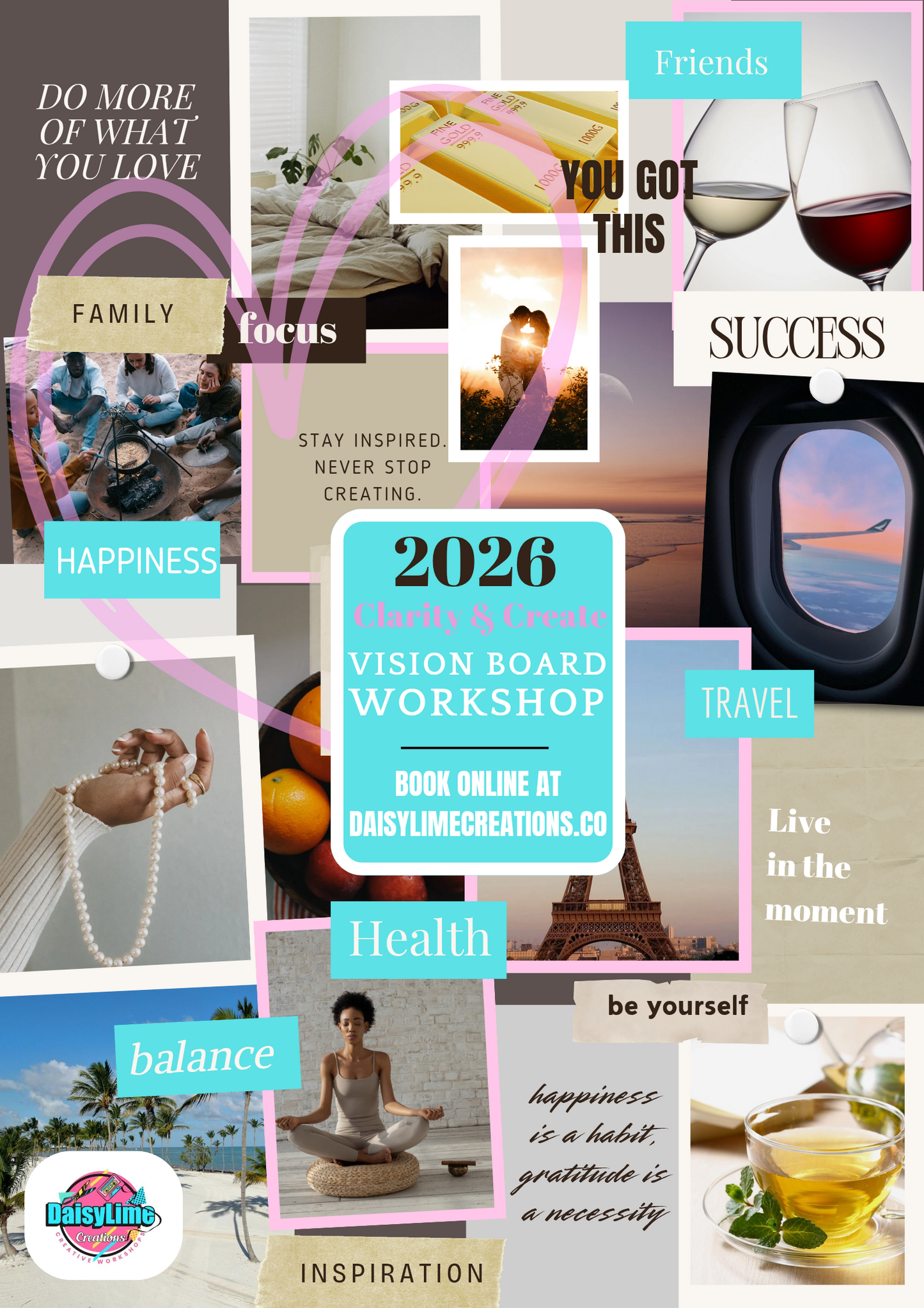 CLARITY & CREATION 2026 VISION BOARD WORKSHOP