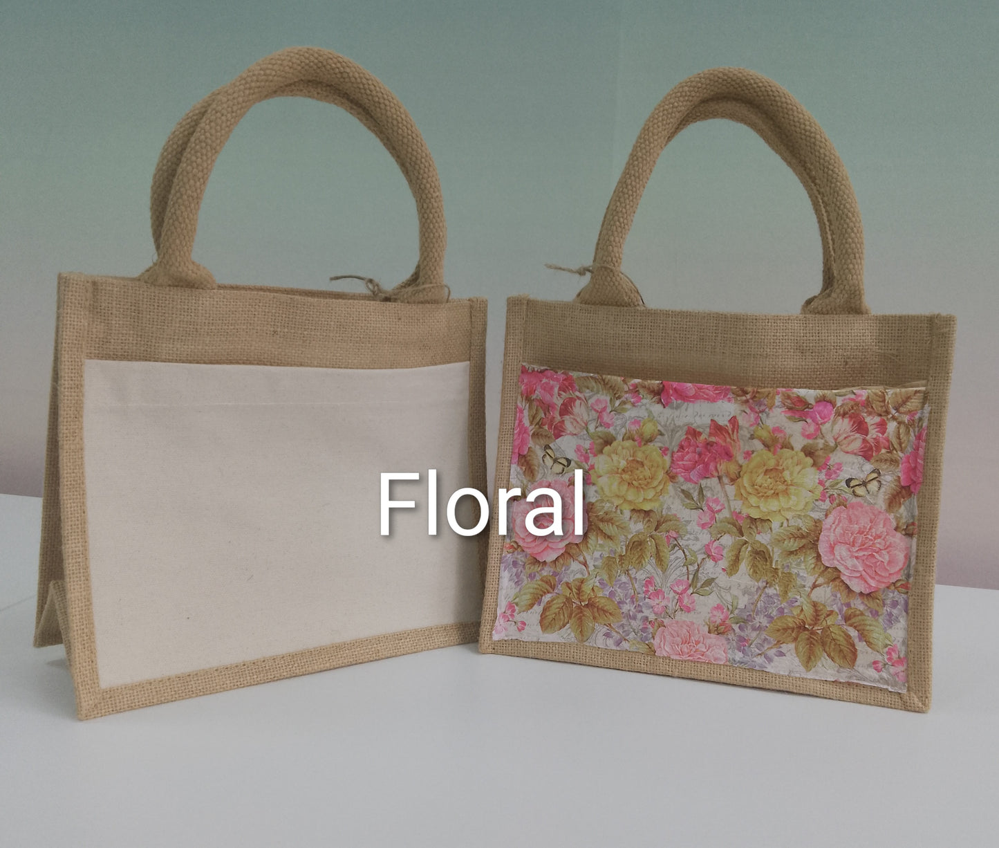 DECOUPAGE KIT - MEDIUM JUTE BAG
