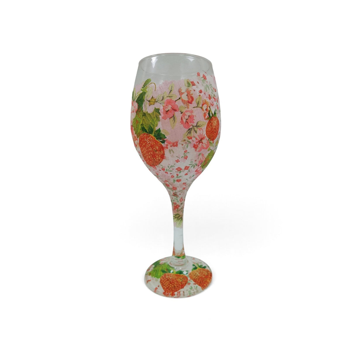 DECOUPAGE WINE GLASS - DIY KIT
