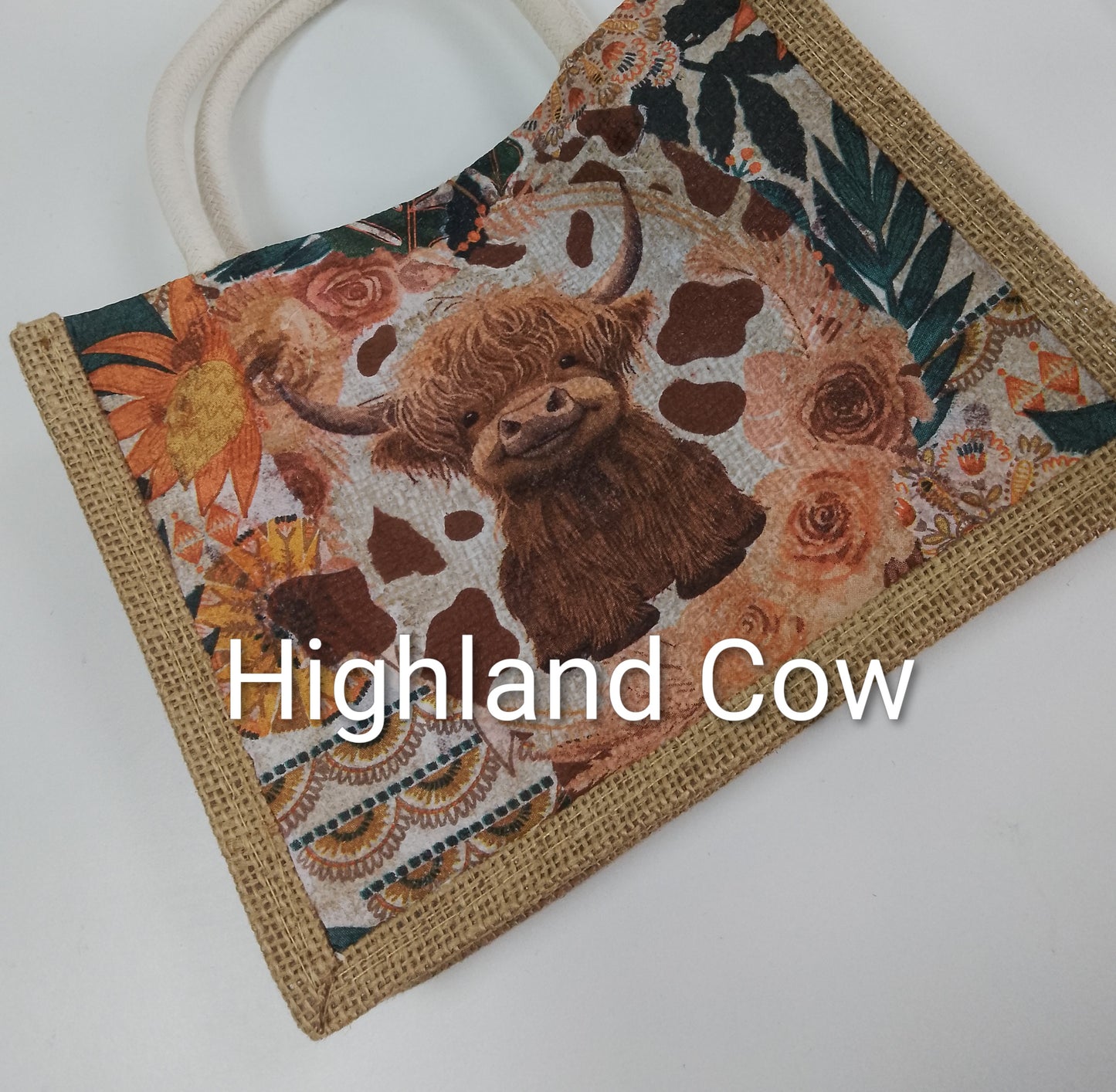DaisyLime Creations Highland Cow Decoupage Bag Kit