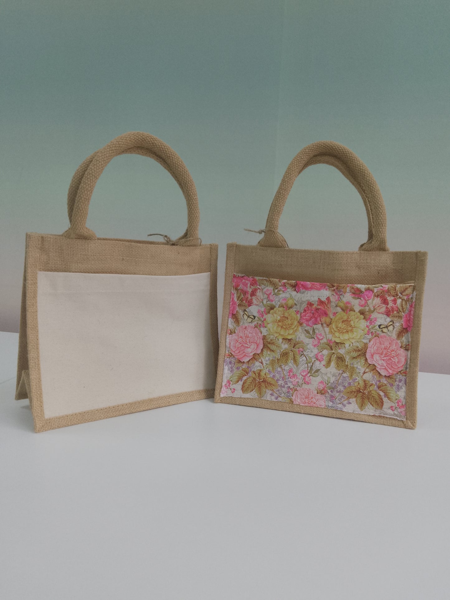 DECOUPAGE KIT - MEDIUM JUTE BAG