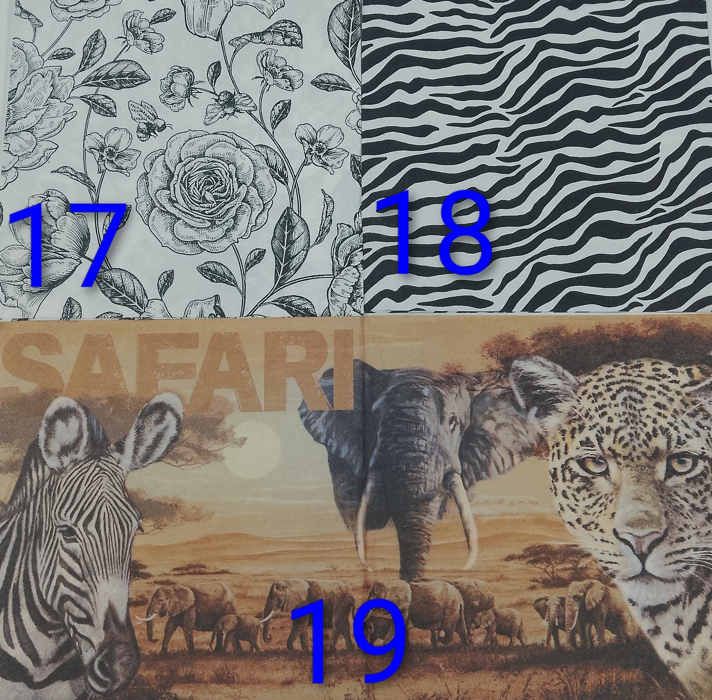 DECOUPAGE KIT - MEDIUM JUTE BAG