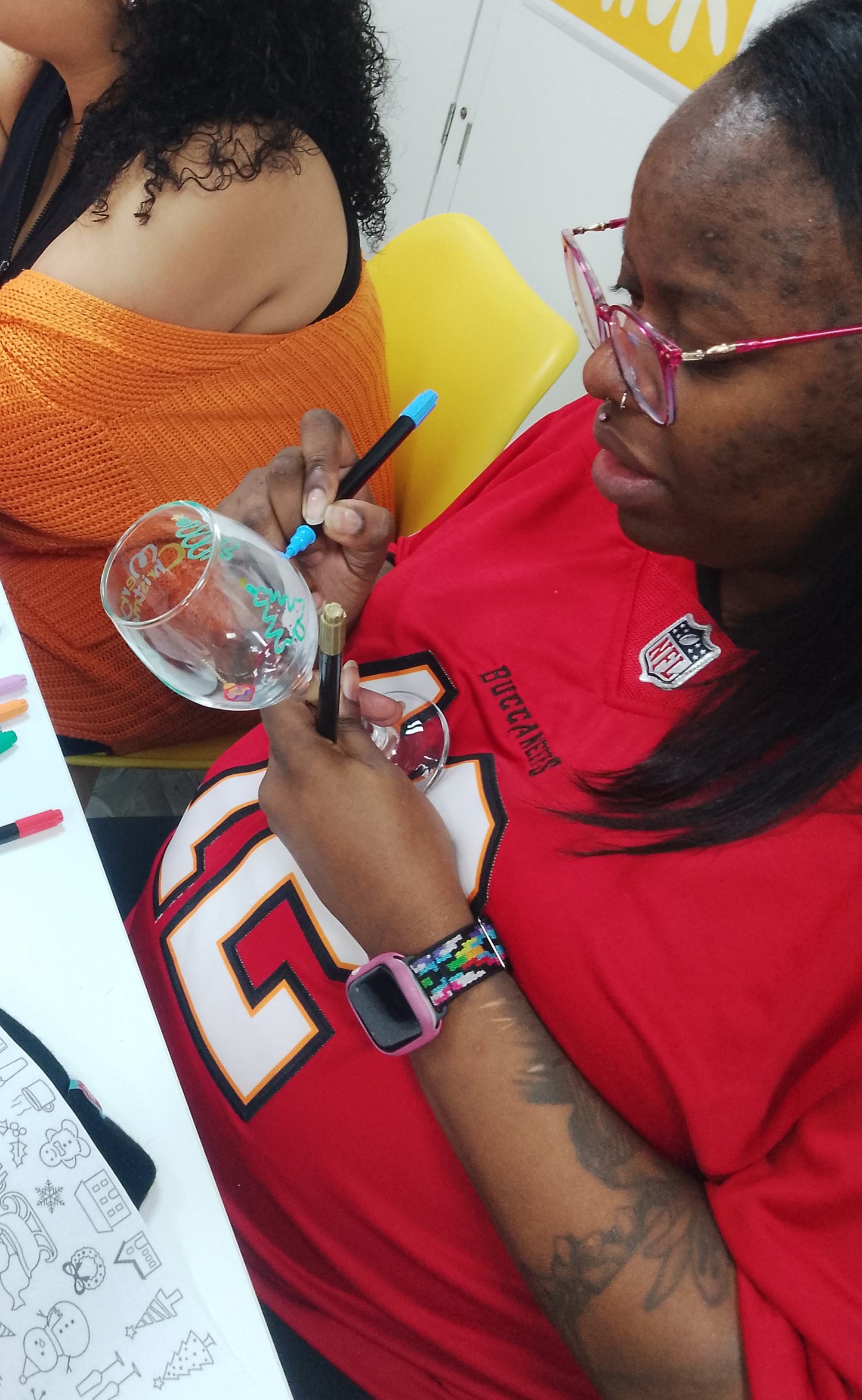 WINE GLASS PAINTING - SIP AND PAINT BYOB