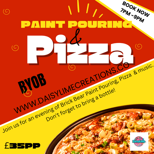 BYOB PIZZA, PAINT POUR AND SIP WORKSHOP